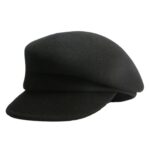 Gorro de lengua de pato transpirable con boina de lana de otoño e invierno, Adjustable