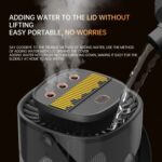 Humidificador en aerosol inteligente de 3 litros en aerosol con luz nocturna, Rechargeable 3000mAh - Imagen 6