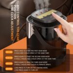Humidificador en aerosol inteligente de 3 litros en aerosol con luz nocturna, Rechargeable 3000mAh - Imagen 7