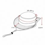 Sombrero de pescador de montañismo retro, sombrero de protección solar con parches, gorra de vaquero al aire libre, One Size 55-59cm - Imagen 2