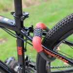 Cerradura de ciclismo antirrobo de seguridad con cerradura de combinación de 5 dígitos para bicicletas y vehículos eléctricos, 57 x 1.72cm - Imagen 11