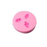 Molde de silicona de abeja pequeña, molde para pastel de chocolate y fondant, Mk-3171 Pink