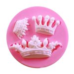 Molde para decoración de pasteles en forma de corona, herramientas de arcilla del molde de silicona para fondant de chocolate DIY, 15-74 - Imagen 4
