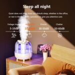 Difusor de aceite USB humidificador inalámbrico de 4L con luz nocturna - Imagen 7