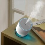 Purificador de aire del coche del ajuste del ángulo del humidificador ultrasónico del aire 350ml mini, 800 mAh Green - Imagen 7