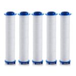 5 uds filtro purificador de agua cabezal de ducha cartucho de filtro de algodón PP