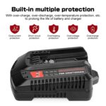 Para Craftsman CMCB202 / CMCB204 / CMCB209 Herramienta eléctrica Cargador de batería de litio de 20 V, EU - Imagen 5