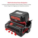 Para Craftsman CMCB202 / CMCB204 / CMCB209 Herramienta eléctrica Cargador de batería de litio de 20 V, US - Imagen 6