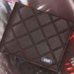 MenBense Cartera para hombre Monedero informal Monedero de gran capacidad Clip para dinero, 555-7 (Dark Coffee)