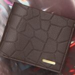MenBense Cartera para hombre Monedero informal Monedero de gran capacidad Clip para dinero, 555-6 (Dark Coffee)