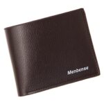 MenBense Cartera para hombre Monedero informal Monedero de gran capacidad Clip para dinero, 555-3 (Dark Coffee)