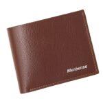 MenBense Cartera para hombre Monedero informal Monedero de gran capacidad Clip para dinero, 555-3 (Light Coffee)