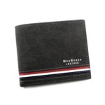 MenBense Cartera corta para hombre Monedero personalizado Monedero esmerilado Clip para dinero