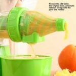Exprimidor de mano pequeño procesador de alimentos portátil exprimidor de jugo y verduras, Azul, Verde, Rojo - Imagen 3