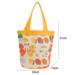 Bolso de lona con dibujos animados para niños, bolso Bento con Graffiti, bolso para padres e hijos, Model 2 (Yellow) - Imagen 3