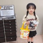 Bolso de lona con dibujos animados para niños, bolso Bento con Graffiti, bolso para padres e hijos, Model 2 (Yellow) - Imagen 6
