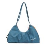 Bolsa de almacenamiento para natación con separación de ropa seca y húmeda, bolsa deportiva para ejercicios con compartimento para zapatos, Blue