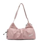 Bolsa de almacenamiento para natación con separación de ropa seca y húmeda, bolsa deportiva para ejercicios con compartimento para zapatos, Pink