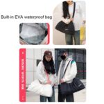 Bolsa de almacenamiento para natación con separación de ropa seca y húmeda, bolsa deportiva para ejercicios con compartimento para zapatos, Beige - Imagen 10