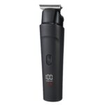 Dispositivo de afeitado de pelo eléctrico de las podadoras de pelo del peluquero casero recargable, Negro, Gradient Red, Gray