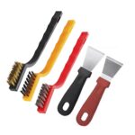 Juego de cepillos de limpieza multifuncionales para estufa de cocina, cepillo para huecos de fregadero y campana extractora, 5pcs /Set