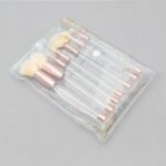 Juego de brochas de maquillaje de cristal 7 en 1 con mango vacío, cepillos de arena para cosméticos - Imagen 3