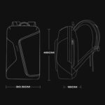 BANGE BG-2913 Mochila de viaje al aire libre con doble hombro para hombre, bolsa informal para ordenador portátil para viajes de negocios - Imagen 10