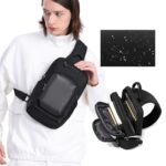 BANGE BG-7718 Bolso tipo cartera para hombre, bolso de pecho, mochila deportiva informal de gran capacidad con un solo hombro - Imagen 2