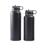 Vacío de doble capa de acero inoxidable 304 con asa, hervidor deportivo, taza térmica portátil para exteriores, 40oz 1150ML - Imagen 2