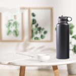 Vacío de doble capa de acero inoxidable 304 con asa, hervidor deportivo, taza térmica portátil para exteriores, 32oz 960ML - Imagen 6