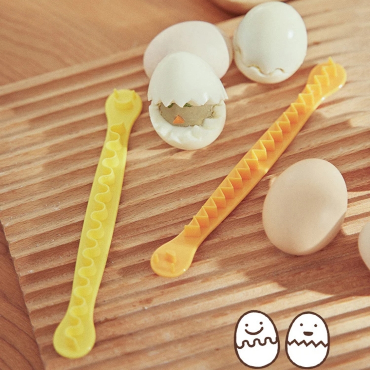 TBD0604249201.jpg Cortador de huevos de encaje, molde para huevos DIY, herramientas para hacer ensaladas de cocina, 2pcs /Set - Imagen 1