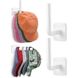 Gancho para estante colgante autoadhesivo para pared, sombrero de béisbol, 2 uds.
