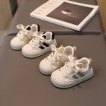 Zapatos para bebés pequeños, zapatos de tablero informales antipatadas con punta llena para niños y niñas, 17 - Imagen 2