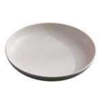 Plato Simple redondo de plástico para el hogar, disco vegetal de paja de trigo de 9 pulgadas, 9 inch