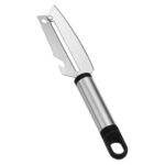 Cuchillo de pelar multifuncional de acero inoxidable, raspador de frutas y verduras para el hogar, abridor de botellas