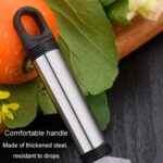 Cuchillo de pelar multifuncional de acero inoxidable, raspador de frutas y verduras para el hogar, abridor de botellas - Imagen 6