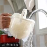 Hogar cocina arroz lavado tamiz arroz lavadora convección plástico arroz Panner - Imagen 7