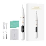Escalador Dental eléctrico ultrasónico, limpiador de placa de dientes, eliminación de piedra Dental con luz LED, Package B