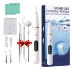 Escalador Dental eléctrico ultrasónico, limpiador de placa de dientes, eliminación de piedra Dental con luz LED, Package A with Accessories