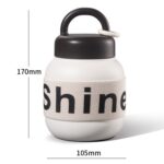 Taza de café termo portátil de acero inoxidable 316 de 600 ml con filtro de té - Imagen 3