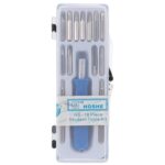 HOSHE 16 en 1 Mini Juego de Destornilladores Múltiples Puntas de Destornillador Reloj Herramienta de Reparación de Anteojos