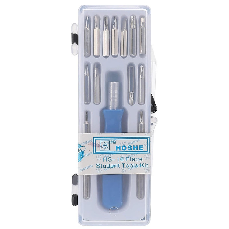 TBD06042859.jpg HOSHE 16 en 1 Mini Juego de Destornilladores Múltiples Puntas de Destornillador Reloj Herramienta de Reparación de Anteojos - Imagen 1