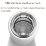 Taza de café termo con tapa martillada de acero inoxidable 316 con filtro de té, 300ml(White) - Imagen 7