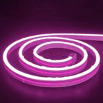 LIXINCORDA 2m 5V Tira de luz LED USB Flexible Neón Silicona Juego de tiras suaves, USB (Pink)
