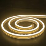 LIXINCORDA 2m 5V Tira de luz LED USB Flexible Neón Silicona Juego de tiras suaves, USB (Warm Color)