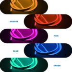 LIXINCORDA 2m 5V Tira de luz LED USB Flexible Neón Silicona Juego de tiras suaves, USB (Pink) - Imagen 3
