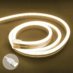 LIXINCORDA 2m 5V Tira de luz LED USB Flexible Neón Silicona Juego de tiras suaves, USB (Pink) - Imagen 4