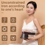 Vaporizador de ropa de mano con tanque de agua de 1000W y 60ml con panel de planchado giratorio, 220V EU Plug - Imagen 2