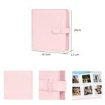 Para Polaroid Square 288 Photo Ticket Bank Card Storage Book, Pink - Imagen 3