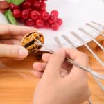 Tenedores de acero inoxidable para mariscos, tenedor para nueces de langosta
